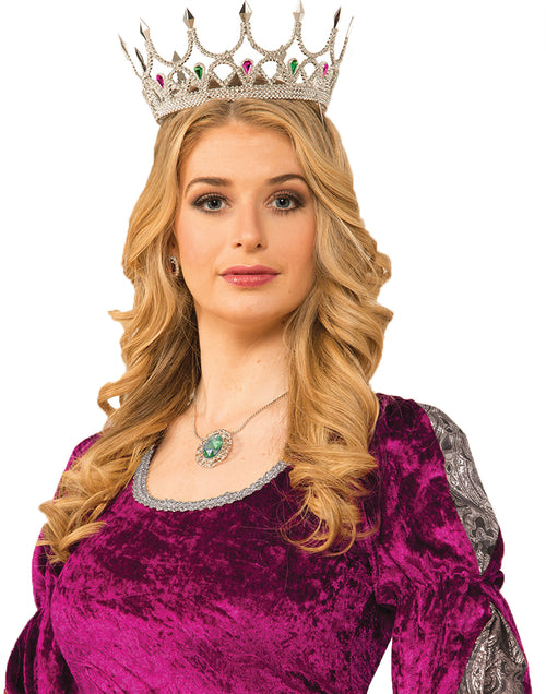 Womens Royal Queen Crown | Silver