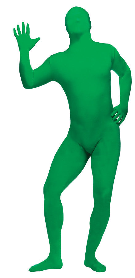Teen's Green Skin Suit Costume