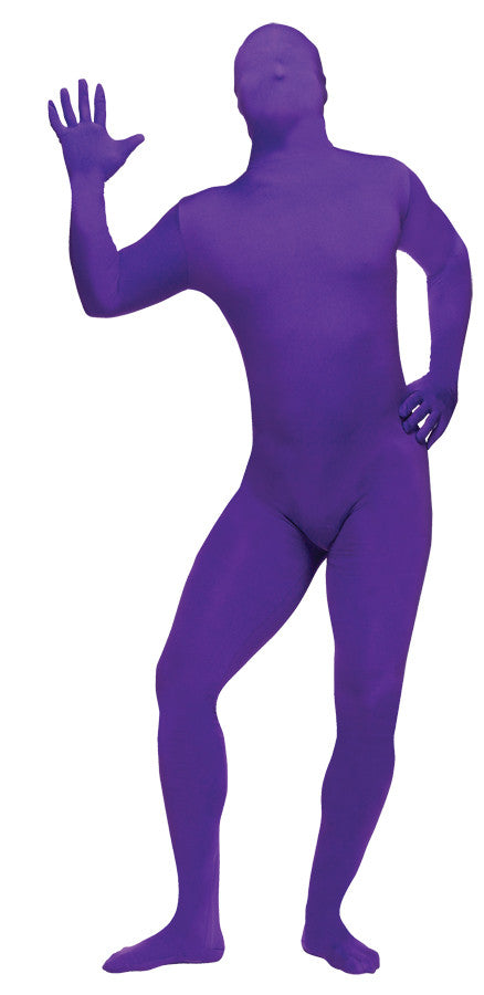 Mens | Adult's Plus Size Purple Skin Suit Costume