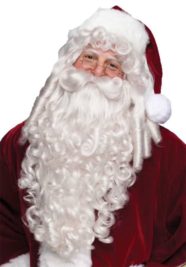 Super Deluxe Santa Wig & Beard