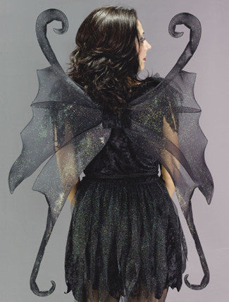 Large Black Fairy Wings