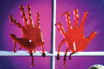 Bloody Handprint Window Clings