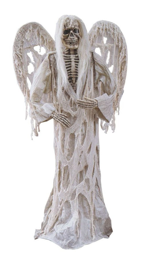 72" Gauze Demon With Wings Halloween Decoration