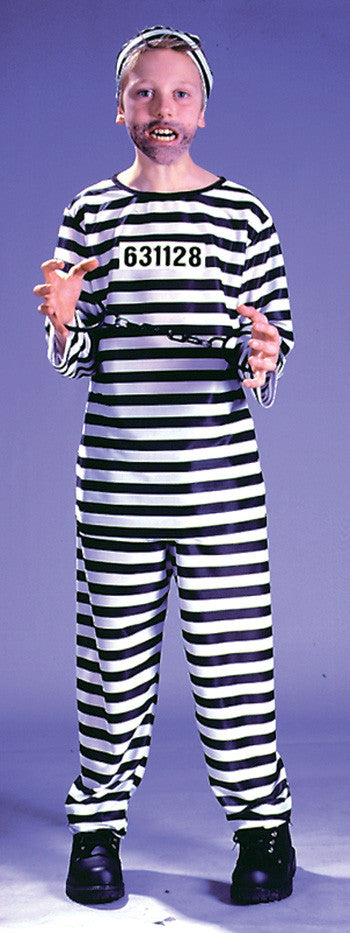 Boys Jailbird Costume - Large