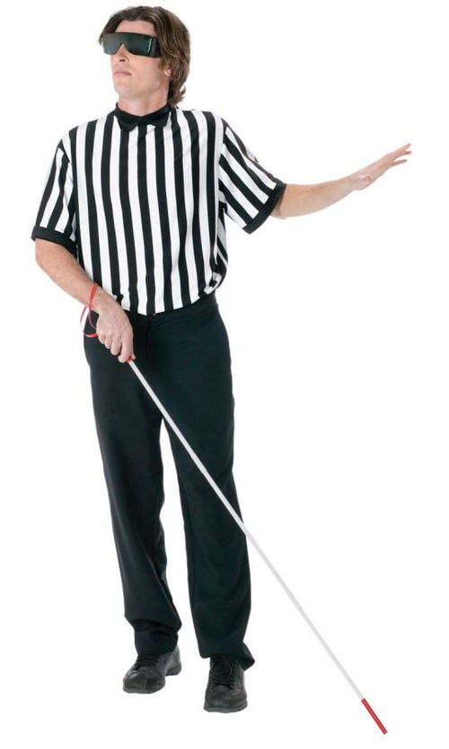 Mens Referee Blind Kit Costume - Standard