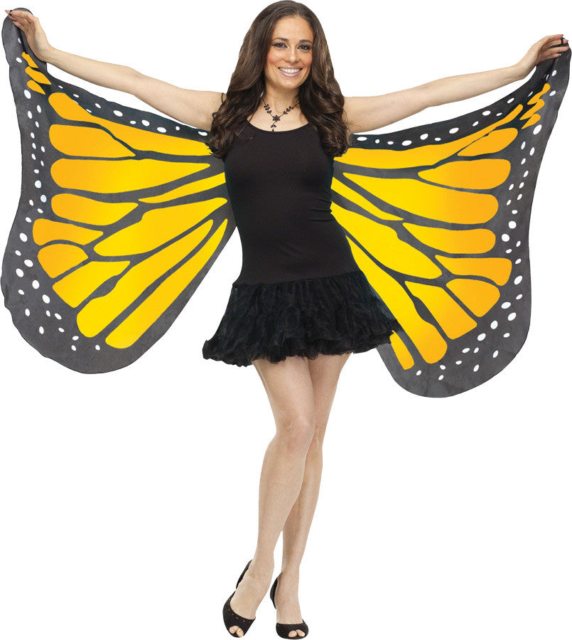 Adults Soft Butterfly Wings | Orange