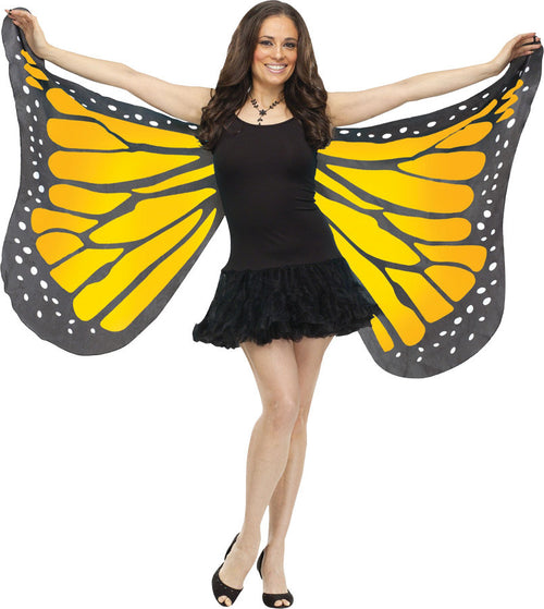 Adults Soft Butterfly Wings | Orange