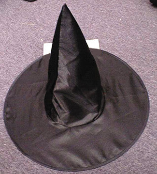 WITCH HAT DELUXE SATIN CHLD