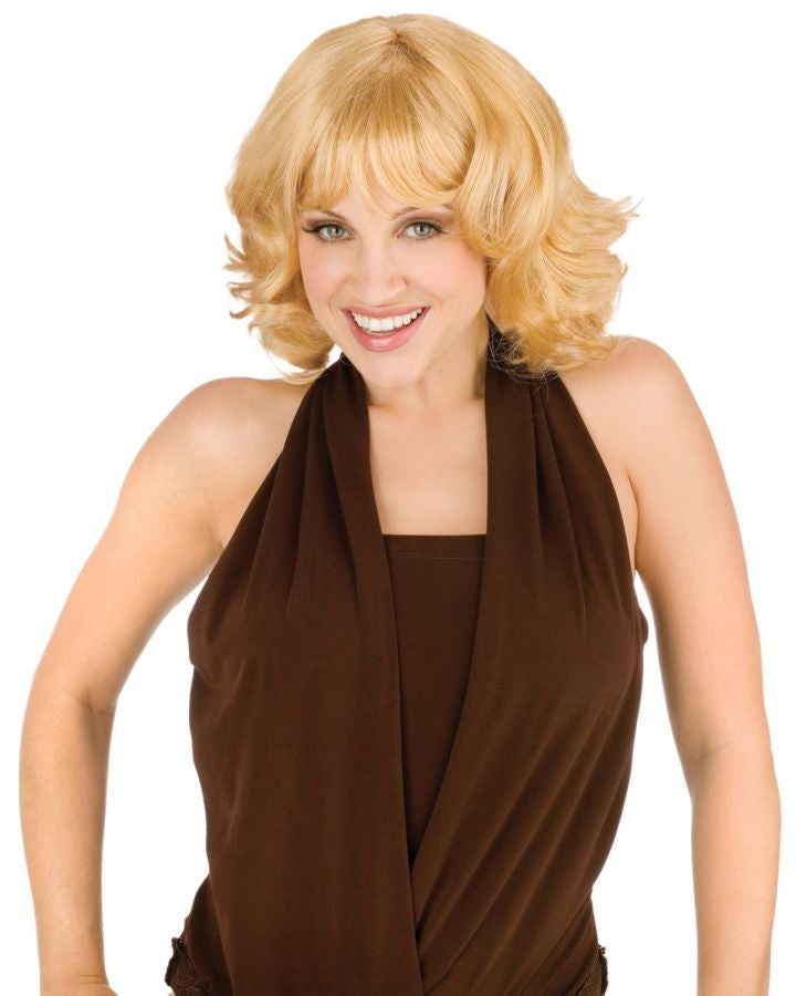 Buxom Beauty Short Wig With Bangs Blonde
