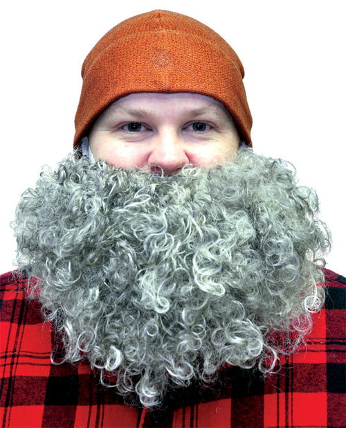 Beard Big and Curly Gray