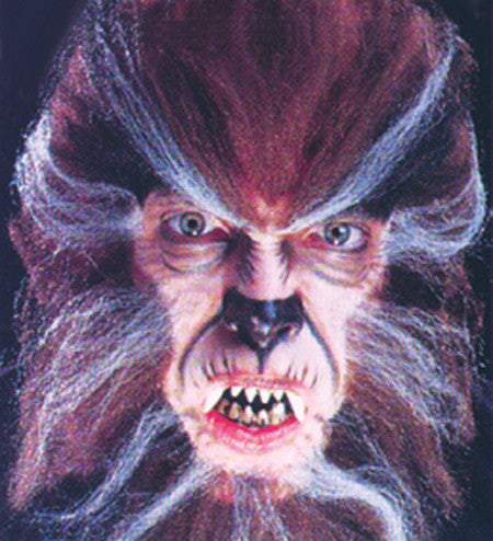 Adults Brown Costume Hair with Adhesive