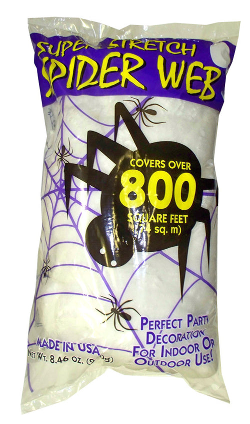 White Spider Web Halloween Décor