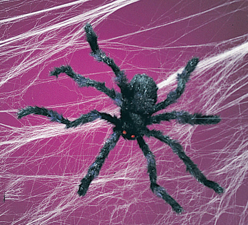 50" Poseable Hairy Spider Halloween Decoration