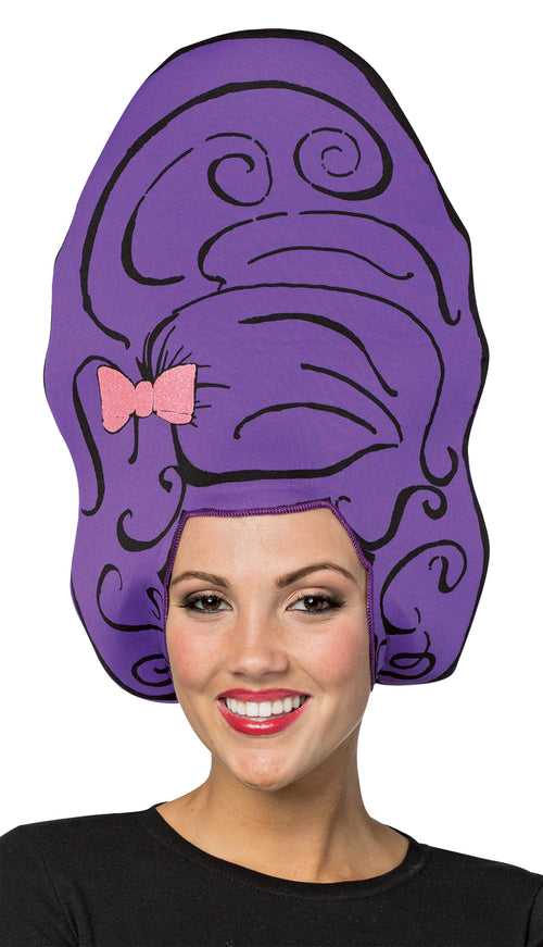 Adults Beehive Foam Headpiece | Purple