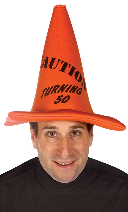 Mens | Adult Turning 50 Cone Hat