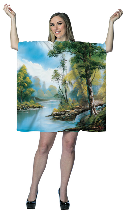 Womens Bob Ross Painting Dress - Standard