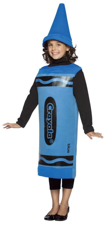 Boys | Kid’s Blue Crayola Crayon Costume - Medium