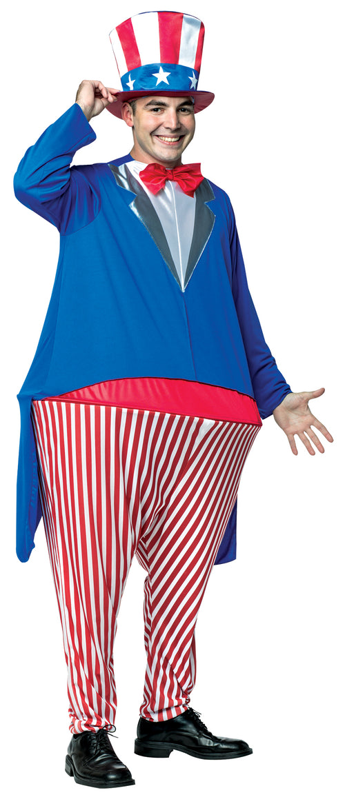 Mens | Adult Uncle Sam Hoopster Costume
