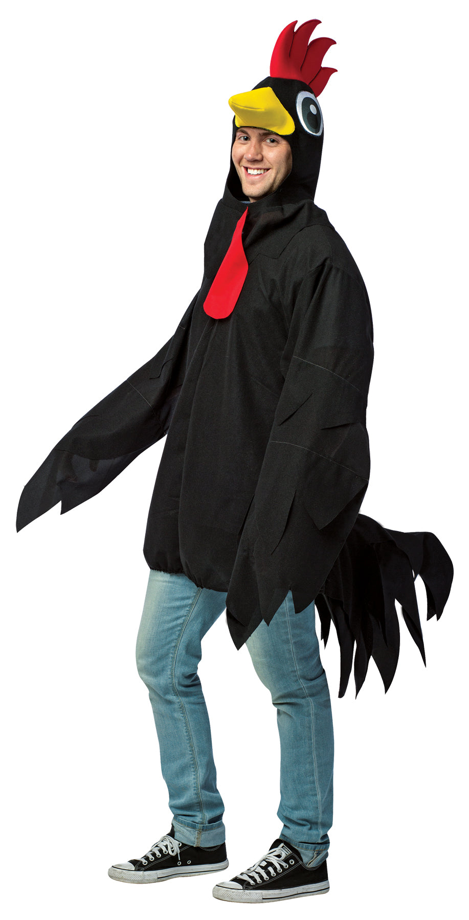 Mens | Adult's Black Rooster Costume