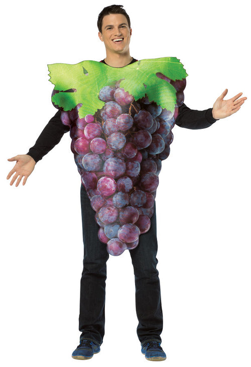 Mens | Adult's Get Real Bunch of Purple Grapes Costume