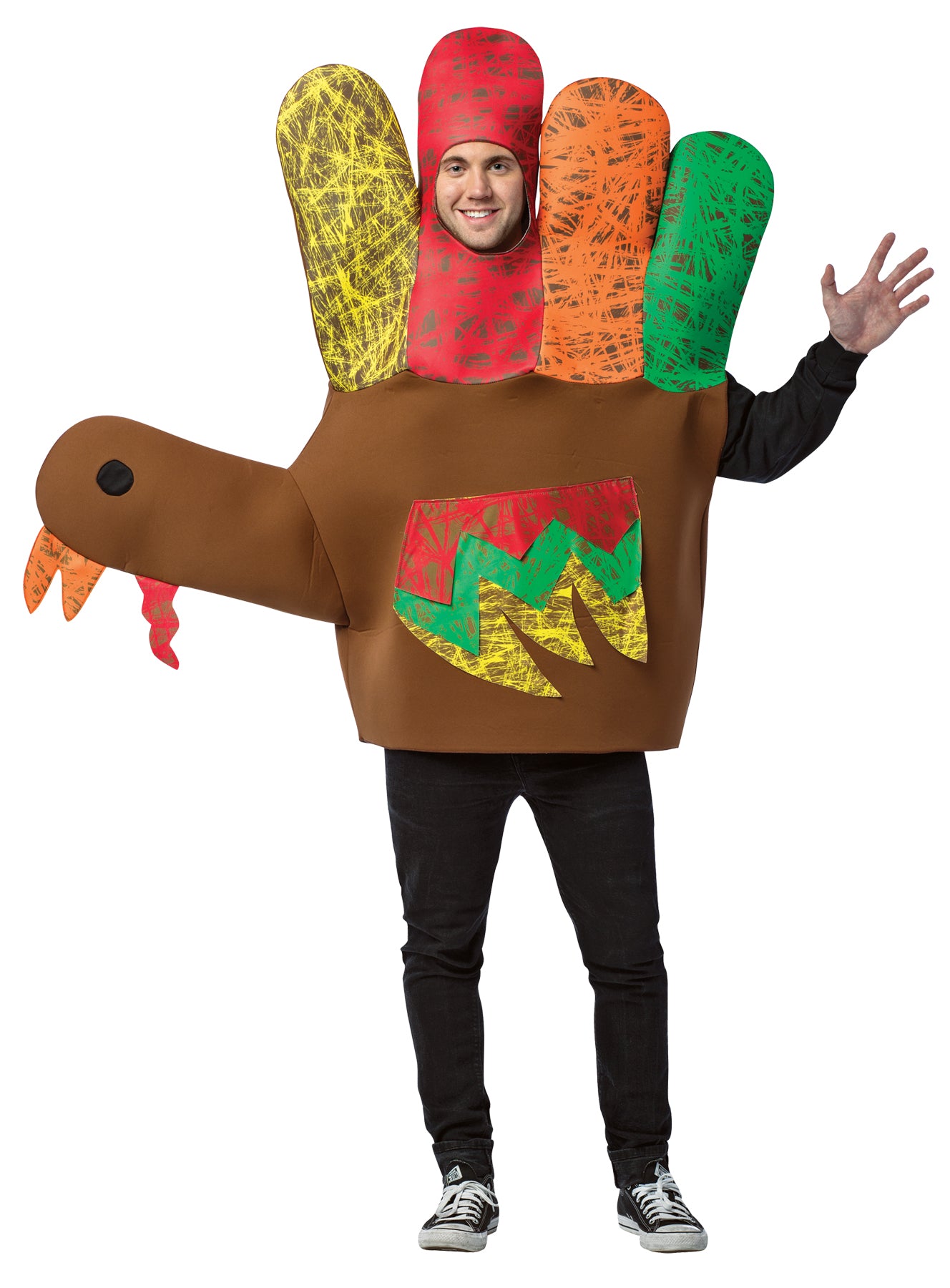 Mens | Adult Hand Turkey Costume