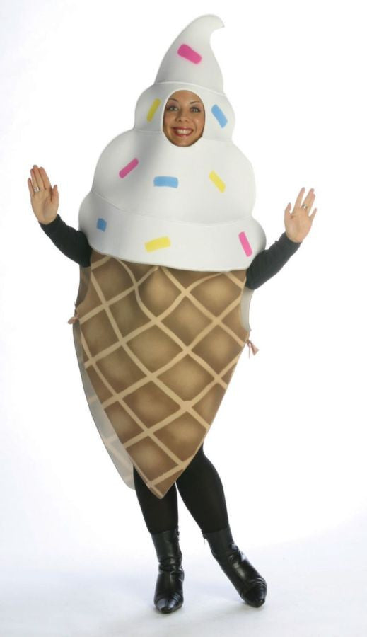 Unisex | Adults Ice Cream Cone Costume - Standard