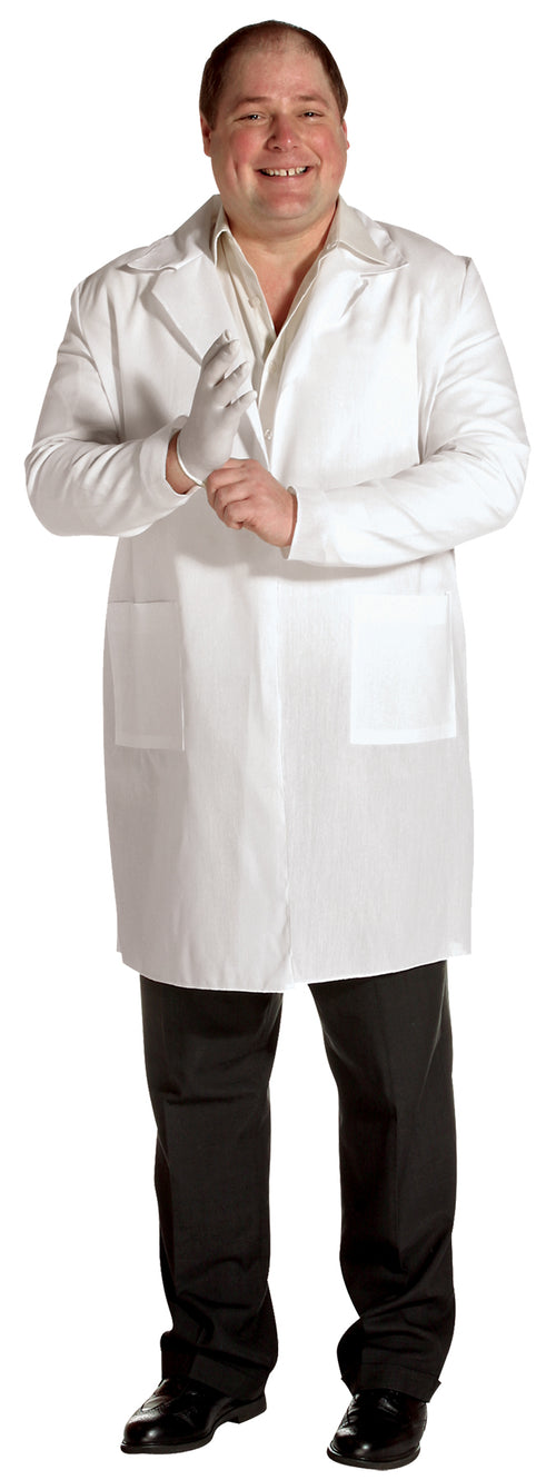 Mens Plus Size Lab Coat
