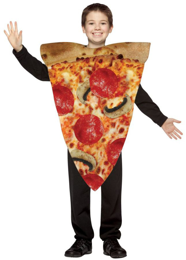 Unisex | Kids Pizza Slice Costume - Medium