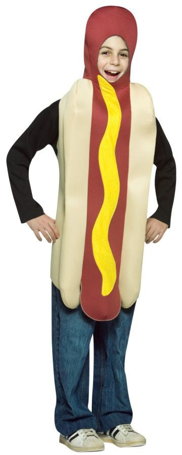 Unisex | Kids Hot Dog Costume - Medium