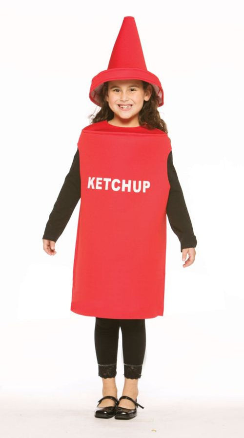 Unisex | Kids Ketchup Costume - Medium