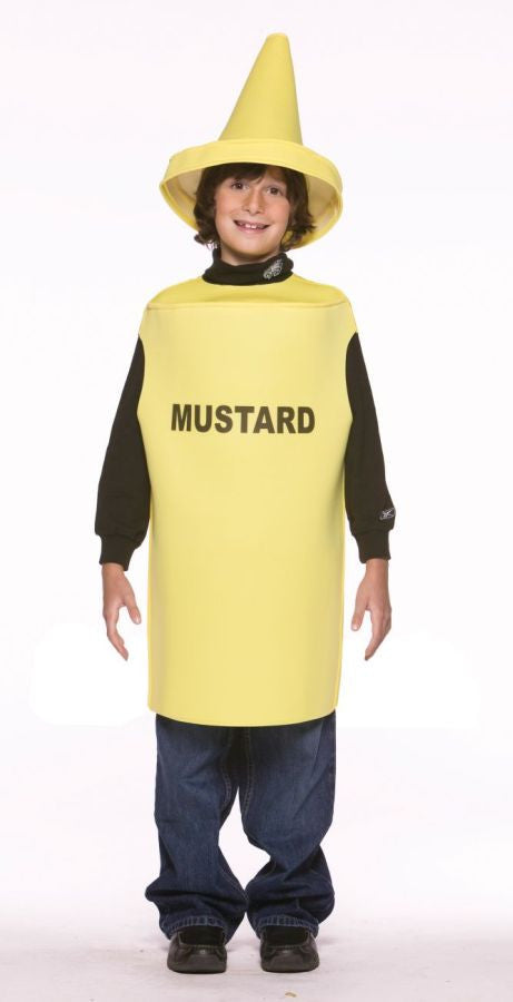 Unisex | Kids Mustard Costume - Medium
