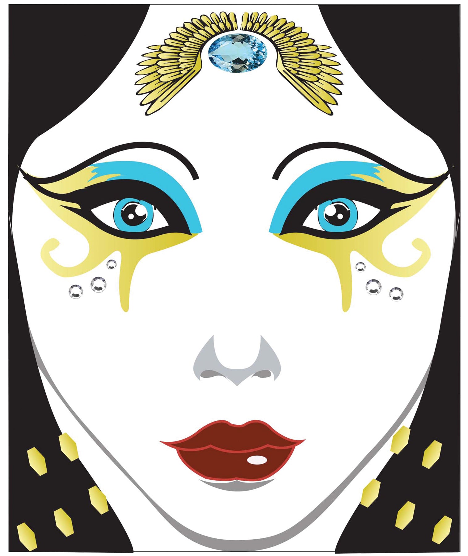 Egyptian Face Decal