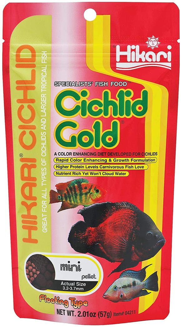 Hikari Cichlid Gold Floating Mini Pellet Food