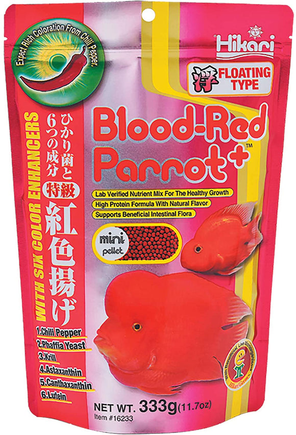 Hikari Blood Red Parrot+ Mini Pellet Food