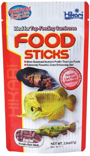 Hikari Food Sticks Floating Food for Top Feeding Carnivores