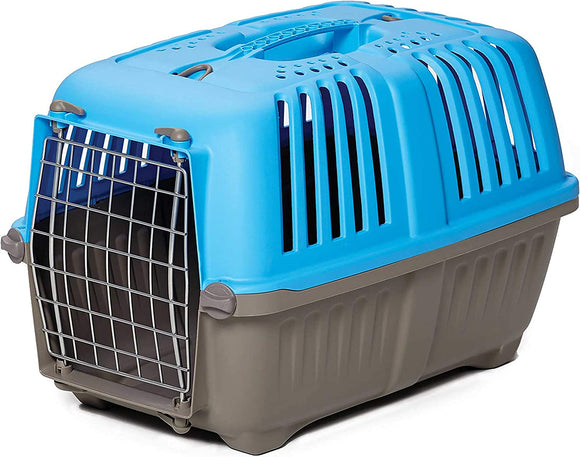MidWest Spree Pet Carrier Blue Plastic Dog Carrier