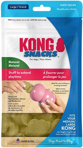 KONG Snacks for Dogs Puppy Recipe Large