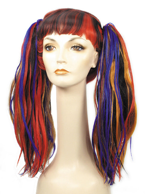 Rainbow Anime Twin B Wig