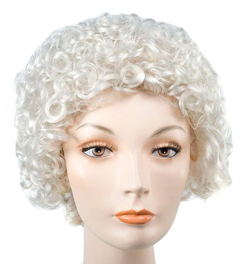 Mens Chestnut Curly Wig