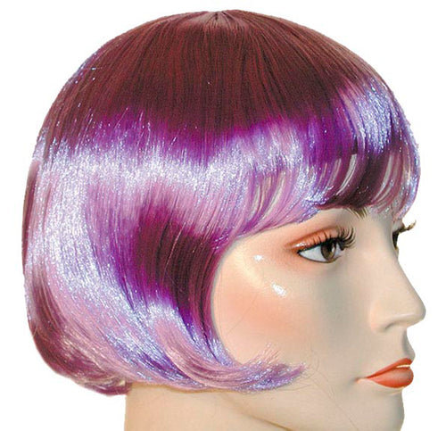 Womens Bargain Lulu Wig | Purple-Dark