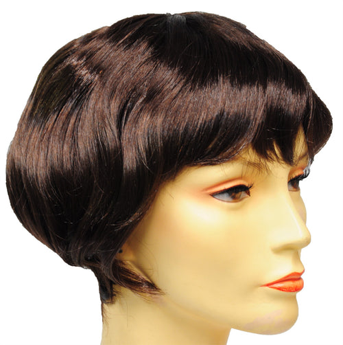 Womens Bargain Lulu Wig | Brown-Medium