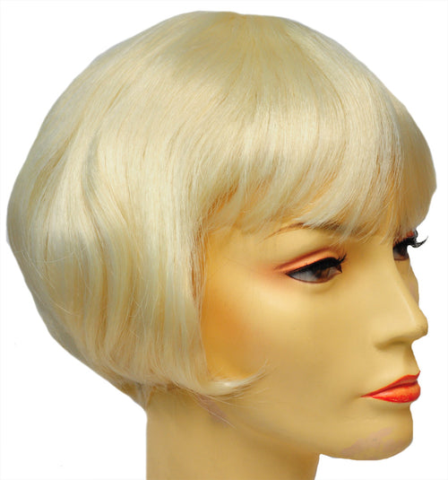 Womens Bargain Lulu Wig | White-Matte