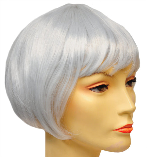 Womens Bargain Lulu Wig | White