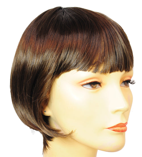 Womens Lulu Wig | Brown-Carmel