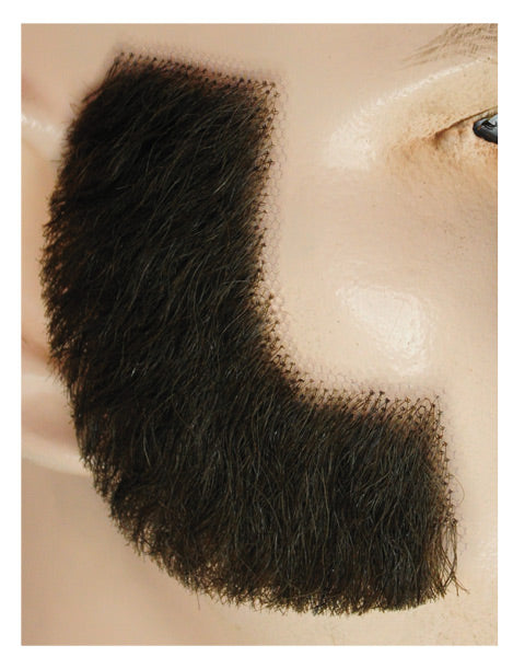 Mens Human Hair Sideburns
