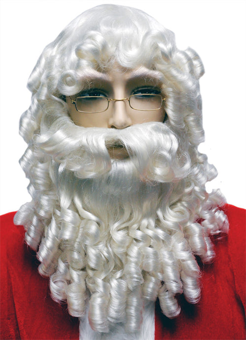 Curly Santa Wig And Beard Set
