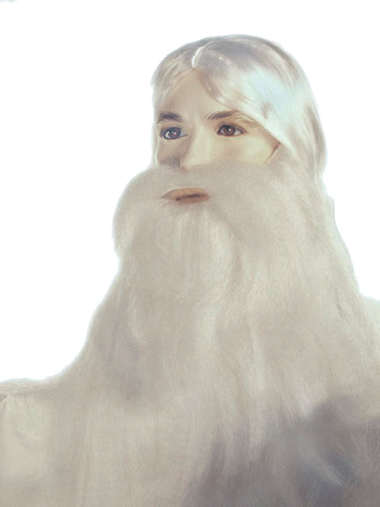 White Special Bargain Wizard Beard & Wig