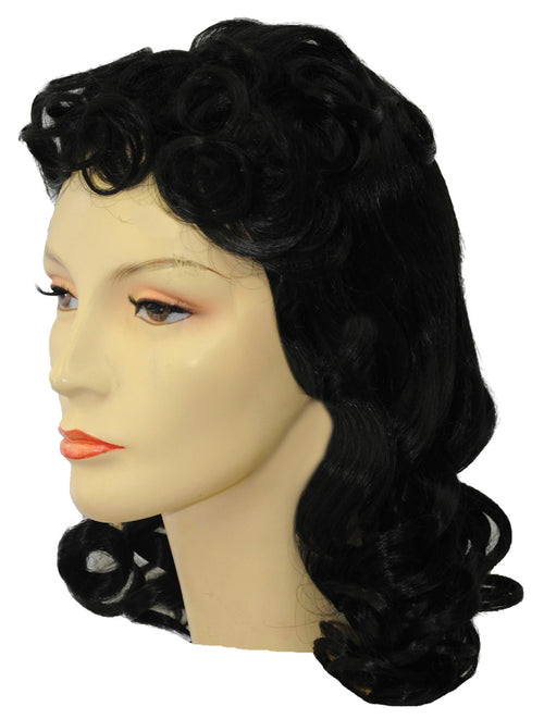 Womens Movie Queen Wig | Brown-Dark