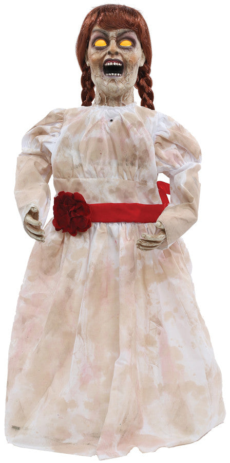 Girls | 32" Grim Girl Talking Doll Decoration | Halloween Decoration