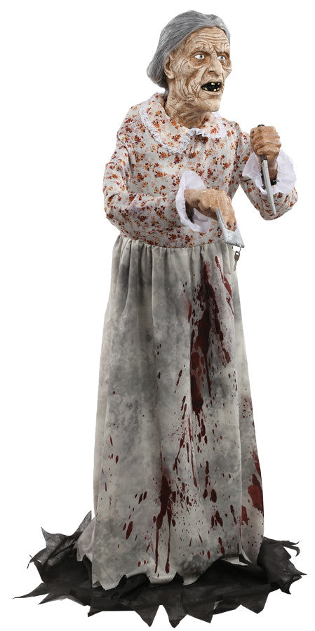 Scary Granny Halloween Decoration